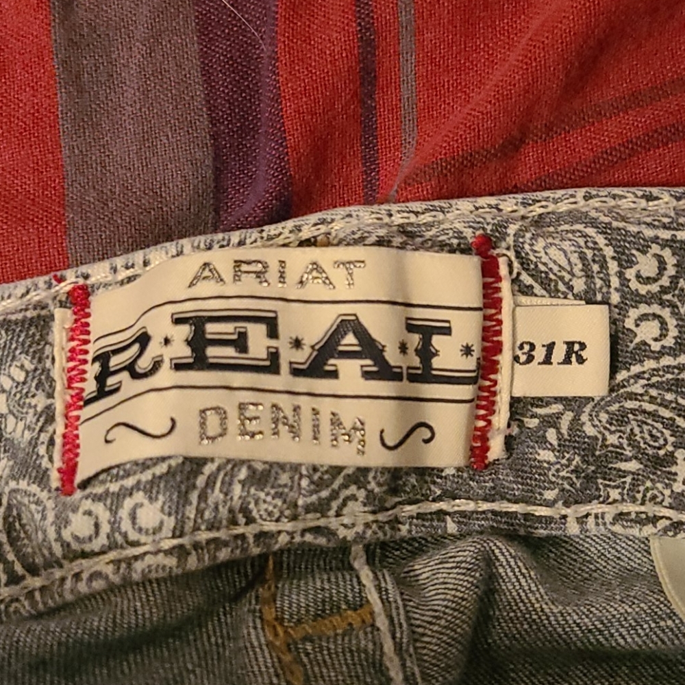 Ariat jeans.
